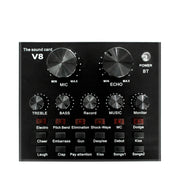 Scheda audio V8 universale per trasmissione in diretta