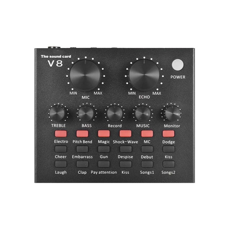 Scheda audio V8 universale per trasmissione in diretta
