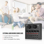 Scheda audio V8 universale per trasmissione in diretta
