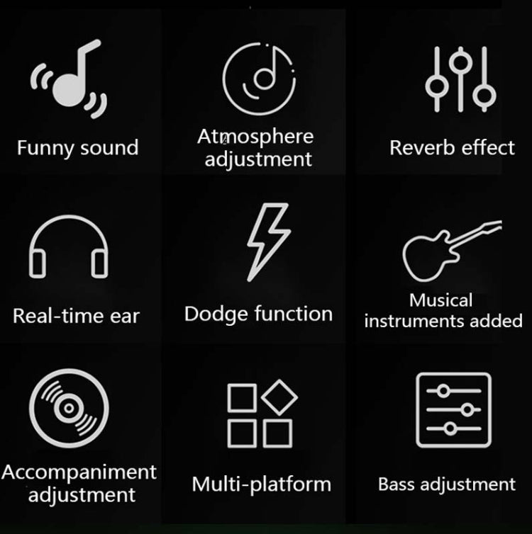 Scheda audio V8 universale per trasmissione in diretta