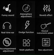 Scheda audio V8 universale per trasmissione in diretta