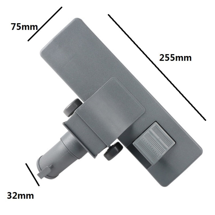 Accessori per aspirapolvere da 32 mm Testa per spazzola per pavimenti per Haier / Midea, 32mm Gray