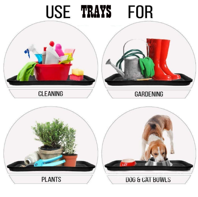 Vassoio per scarpe multifunzione in plastica da 3 pezzi Vassoio per alimentazione animali domestici, Pet Feeding Tray