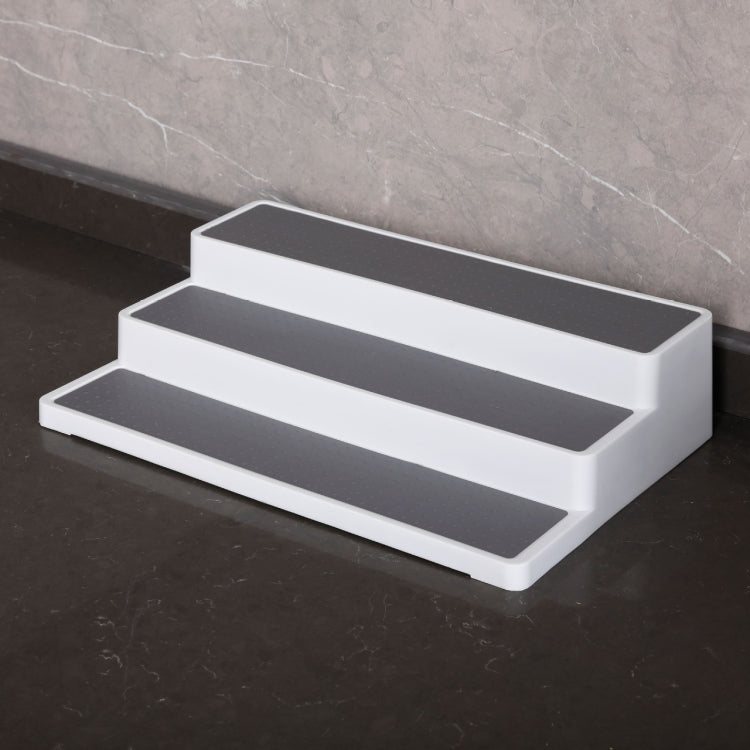 Scaffale per condimenti per cucina domestica a tre strati da 2 pezzi, Kitchen Storage Rack