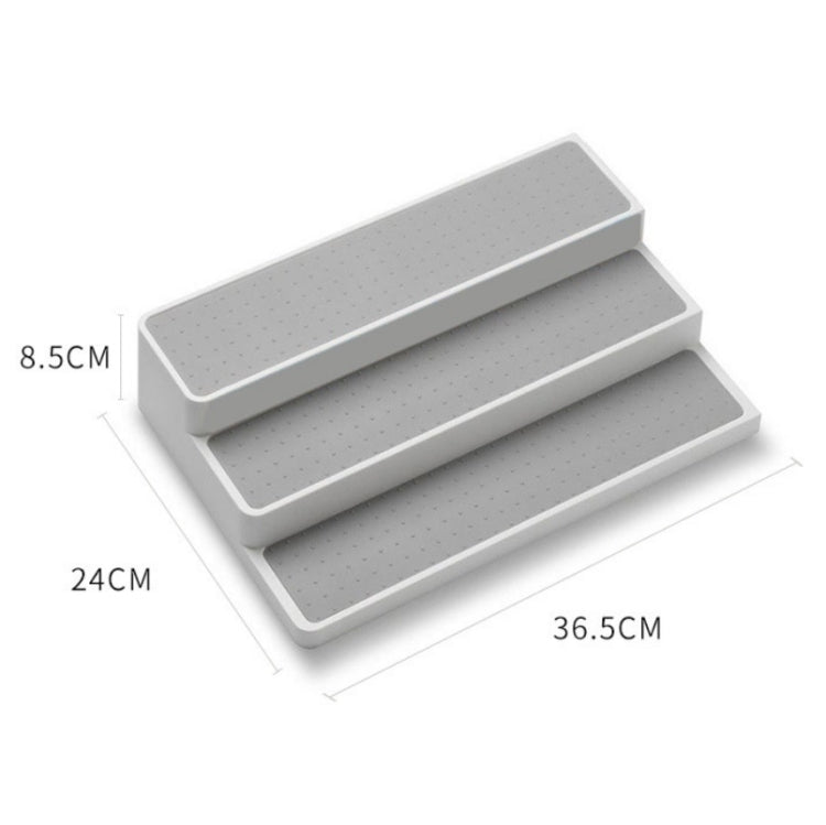 Scaffale per condimenti per cucina domestica a tre strati da 2 pezzi, Kitchen Storage Rack