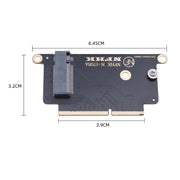 Scheda adattatore SSD NVMe M.2 NGFF da 2 pezzi per MacBook Pro 13,3 pollici A1708 (2016 - 2017)