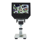 Microscopio per riparazione di telefoni cellulari HD G600A Microscopio elettronico con schermo da 4,3 pollici, EU Plug, US Plug