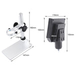 Microscopio elettronico HD 600x con schermo OLED 4,3 pollici