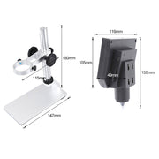 Microscopio per riparazione di telefoni cellulari HD G600A Microscopio elettronico con schermo da 4,3 pollici, EU Plug, US Plug
