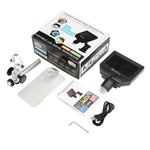 Microscopio elettronico HD 600x con schermo OLED 4,3 pollici