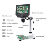 Microscopio elettronico HD 600x con schermo OLED 4,3 pollici