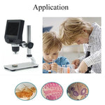 Microscopio elettronico HD 600x con schermo OLED 4,3 pollici