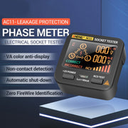 ANENG AC11 Tester per presa display digitale multifunzionale Tester per filo di terra elettrico