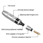 Set di bussole per cacciaviti a percussione per viti ostinate e arrugginite, 7 In 1, 8 In 1, 13 In 1 Iron Box, S2 12 In 1