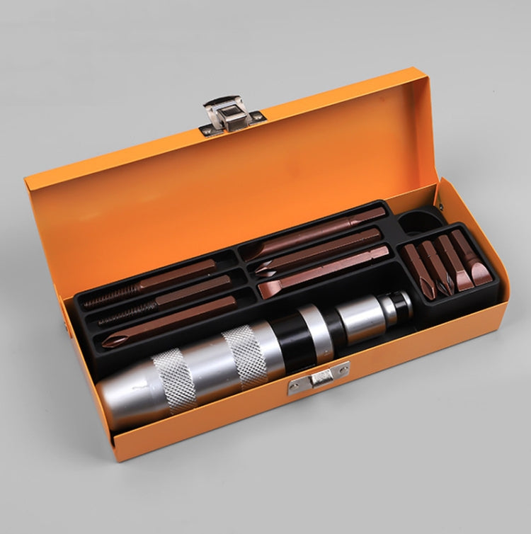Set di bussole per cacciaviti a percussione per viti ostinate e arrugginite, 7 In 1, 8 In 1, 13 In 1 Iron Box, S2 12 In 1