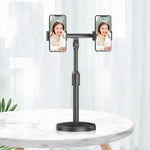 Supporto da tavolo retrattile universale con luce per smartphone