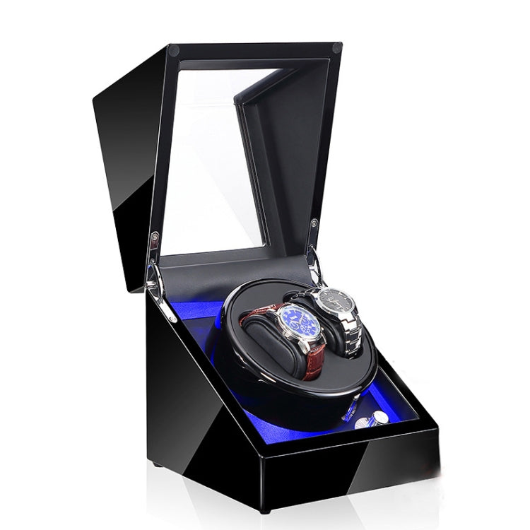 Scatola di avvolgimento del motore rotante dell'orologio meccanico automatico dell'agitatore dell'orologio, spina USA / UE / Regno Unito, Pure Carbon Fiber Pattern, Black & White, All Black, Ebony White, Ebony, Ebony Camel Flannel, Black Camel Flannel ...