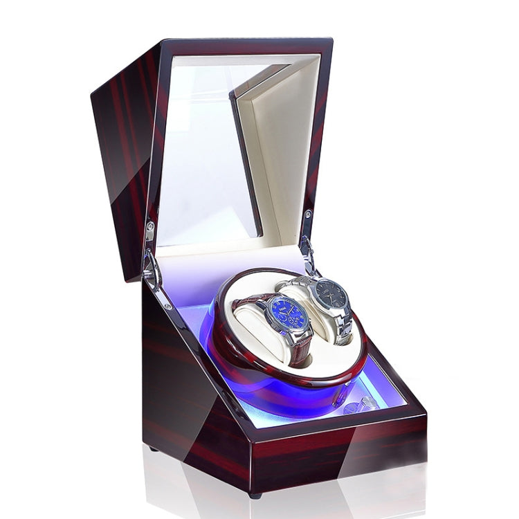 Scatola di avvolgimento del motore rotante dell'orologio meccanico automatico dell'agitatore dell'orologio, spina USA / UE / Regno Unito, Pure Carbon Fiber Pattern, Black & White, All Black, Ebony White, Ebony, Ebony Camel Flannel, Black Camel Flannel ...