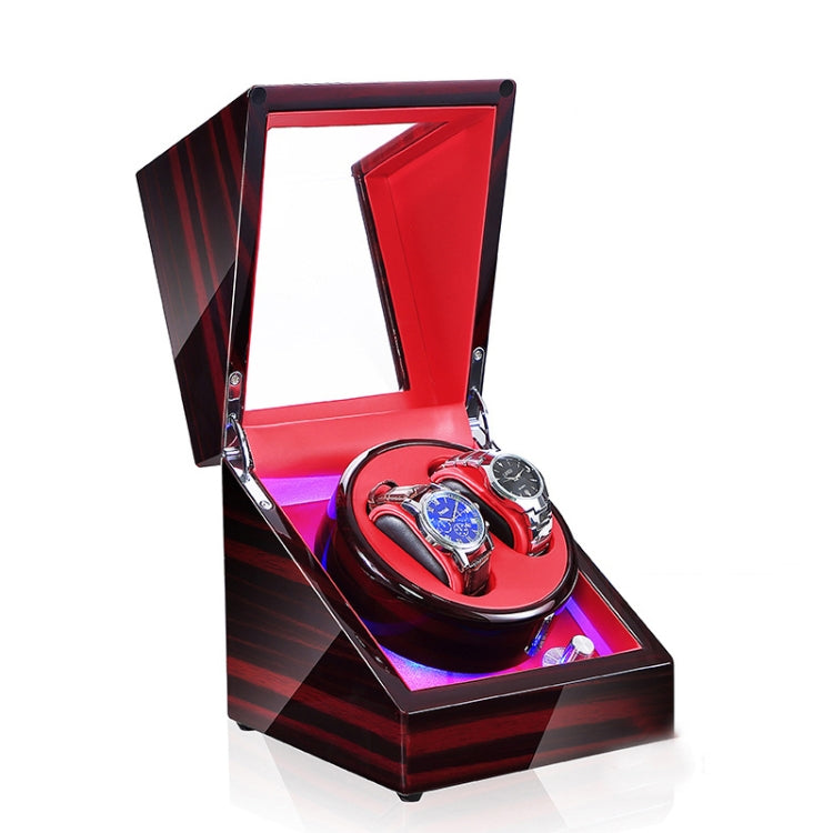 Scatola di avvolgimento del motore rotante dell'orologio meccanico automatico dell'agitatore dell'orologio, spina USA / UE / Regno Unito, Pure Carbon Fiber Pattern, Black & White, All Black, Ebony White, Ebony, Ebony Camel Flannel, Black Camel Flannel ...