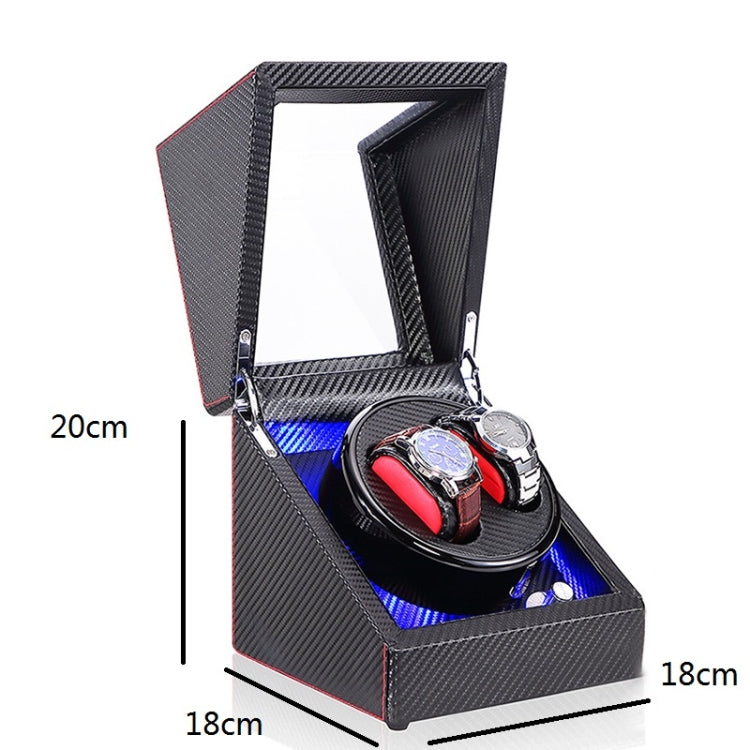 Scatola di avvolgimento del motore rotante dell'orologio meccanico automatico dell'agitatore dell'orologio, spina USA / UE / Regno Unito, Pure Carbon Fiber Pattern, Black & White, All Black, Ebony White, Ebony, Ebony Camel Flannel, Black Camel Flannel ...
