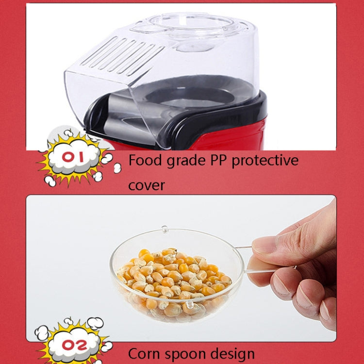 Macchina per popcorn elettrica domestica. Mini insaccatrice per popcorn, EU Plug 220V, US Plug 110V