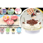 Set di piatti girevoli per decorare torte 205 in 1. Utensili da forno per decorare torte, 205 PCS/Set