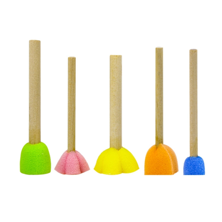 10 confezioni di timbri in spugna per graffiti fai da te per bambini, 10 Packs Mushroom Stick