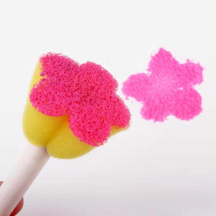 10 confezioni di timbri in spugna per graffiti fai da te per bambini, 10 Packs Mushroom Stick