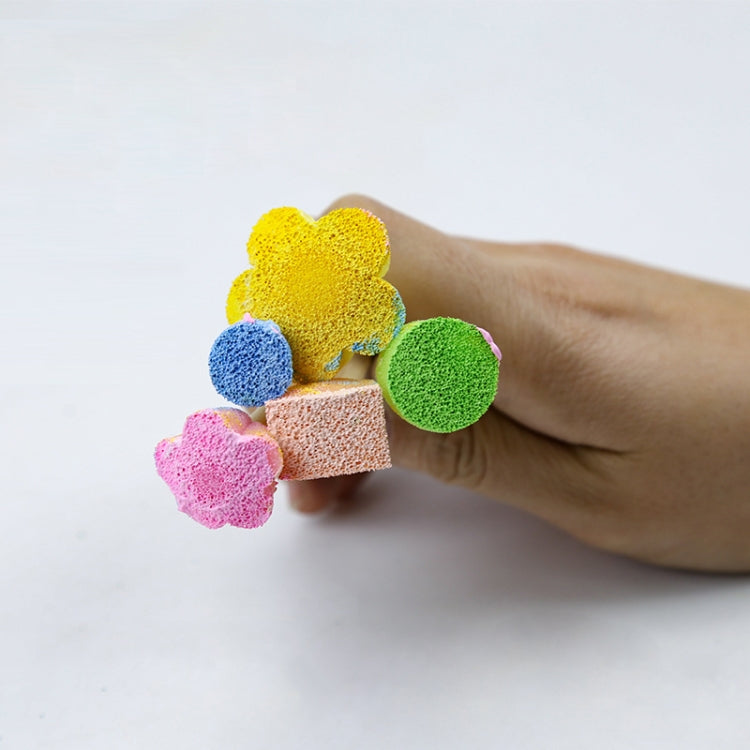 10 confezioni di timbri in spugna per graffiti fai da te per bambini, 10 Packs Mushroom Stick