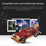 Mini altoparlante Bluetooth retrò con subwoofer in legno AS60