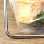 Portaoggetti per pattumiera per asciugamani pieghevole in plastica per portaoggetti pieghevole da cucina in acciaio inossidabile da 2 pezzi, Trash Can Holder
