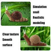 7701 Simulazione di lumache con telecomando elettrico a infrarossi per bambini, Snail(Gray), Snail(Brown)