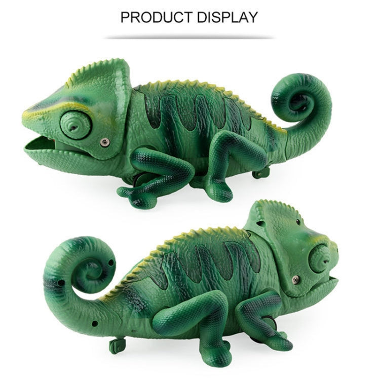 8888 Giocattolo complicato per bambini, telecomando elettrico a infrarossi, camaleonte strisciante, luce respiratoria colorata, Chameleon