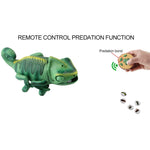 8888 Giocattolo complicato per bambini, telecomando elettrico a infrarossi, camaleonte strisciante, luce respiratoria colorata, Chameleon