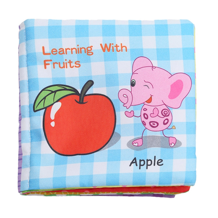 Sonagli per bambini Giocattolo Morbido Libro di stoffa per animali Passeggino per neonati Giocattolo appeso Educazione all'apprendimento precoce Giocattoli per bambini, Fruit, Vegetable, Shape, Vehicle