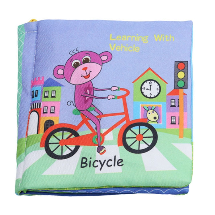 Sonagli per bambini Giocattolo Morbido Libro di stoffa per animali Passeggino per neonati Giocattolo appeso Educazione all'apprendimento precoce Giocattoli per bambini, Fruit, Vegetable, Shape, Vehicle