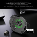 Inphic PM6 6 tasti 1000/1200/1600 DPI Programmazione macro domestica Gaming Mouse meccanico wireless, Black Wireless Charging Silent Version, Gray Wireless Charging Silent Version, Red Wireless Charging Silent Version                                   ...