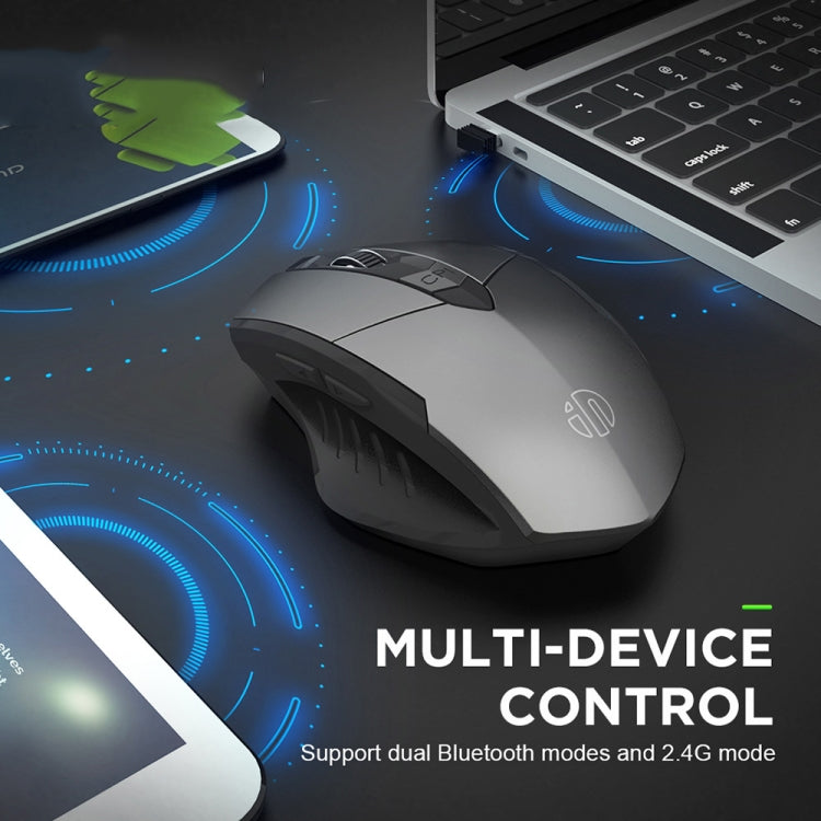 Inphic PM6 6 tasti 1000/1200/1600 DPI Programmazione macro domestica Gaming Mouse meccanico wireless, Black Wireless Charging Silent Version, Gray Wireless Charging Silent Version, Red Wireless Charging Silent Version                                   ...