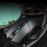 Mouse cablato illuminato Inphic PW1 Game Mute Macro Definition, lunghezza cavo: 1,5 m, Mute Black Business Version, Mute Black Game Version, Mute Red Game Version, Mute Titanium Gray Game Version