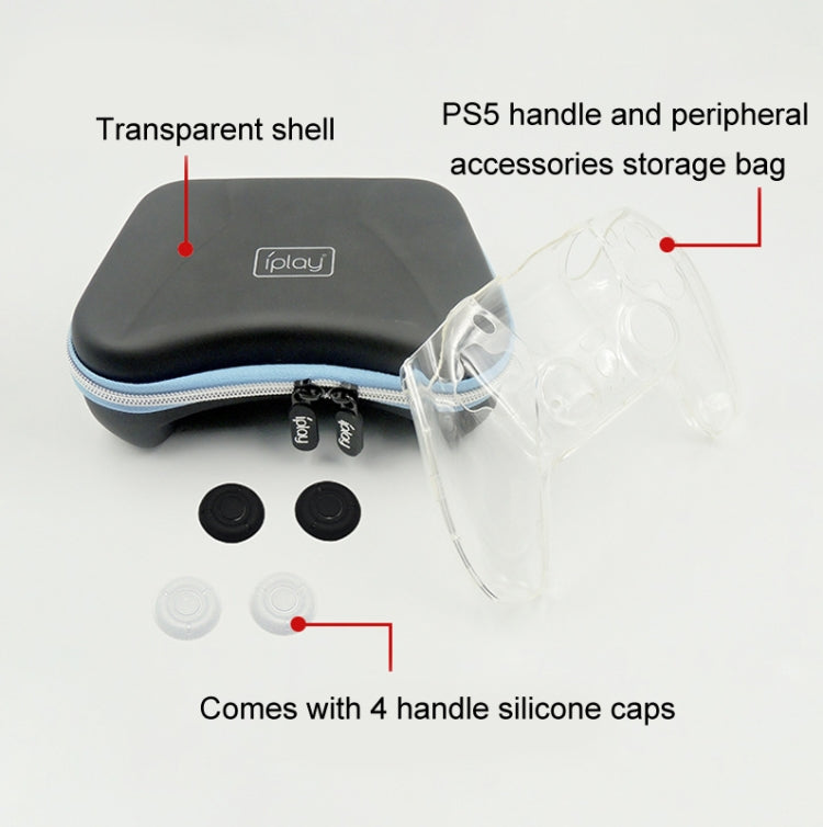 Custodia protettiva per guscio protettivo iPlay HBP-283 per gamepad per PS5