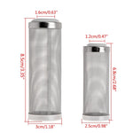 3 pezzi coperchio protettivo ingresso acqua in acciaio inossidabile serbatoio di pesce filtro acquario coperchio filtro di aspirazione ingresso acqua, White 12mm, White 16mm, Black 12mm, Black 16mm