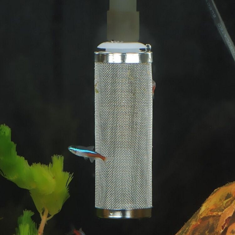3 pezzi coperchio protettivo ingresso acqua in acciaio inossidabile serbatoio di pesce filtro acquario coperchio filtro di aspirazione ingresso acqua, White 12mm, White 16mm, Black 12mm, Black 16mm