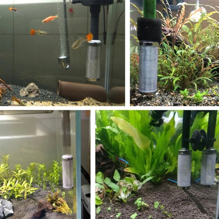 3 pezzi coperchio protettivo ingresso acqua in acciaio inossidabile serbatoio di pesce filtro acquario coperchio filtro di aspirazione ingresso acqua, White 12mm, White 16mm, Black 12mm, Black 16mm