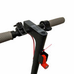 2 PCS Blocco freno a disco per scooter elettrico Accessorio antifurto rinforzato multifunzionale per Xiaomi Mijia M365, Disc Brake Lock (Black), Disc Brake Lock (Red ), Wire Rope (Red)