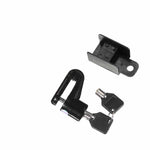 2 PCS Blocco freno a disco per scooter elettrico Accessorio antifurto rinforzato multifunzionale per Xiaomi Mijia M365, Disc Brake Lock (Black), Disc Brake Lock (Red ), Wire Rope (Red)