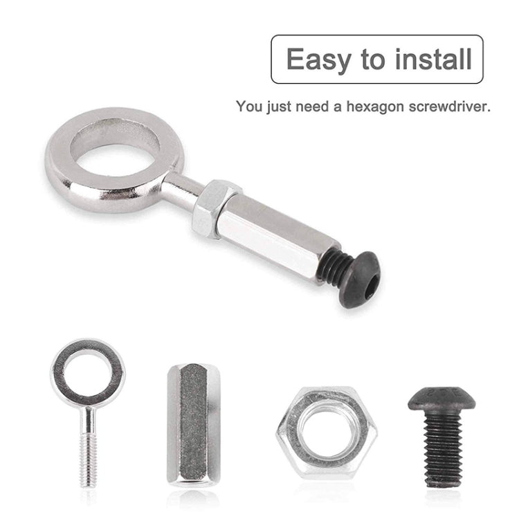 2 pezzi di montaggio dell'anello di trazione della vite di bloccaggio dell'asse dello scooter per Xiaomi Mijia M365