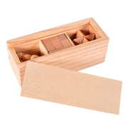 3 pezzi/set scatola di legno per adulti giocattoli educativi Kongming Lock Luban Lock, 3 PCS / Set Box