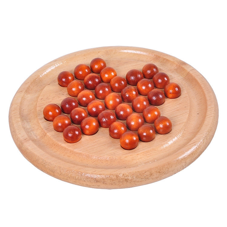 Set 2 pezzi scacchi educativi in legno diametro 14 cm