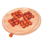 Set 2 pezzi scacchi educativi in legno diametro 14 cm