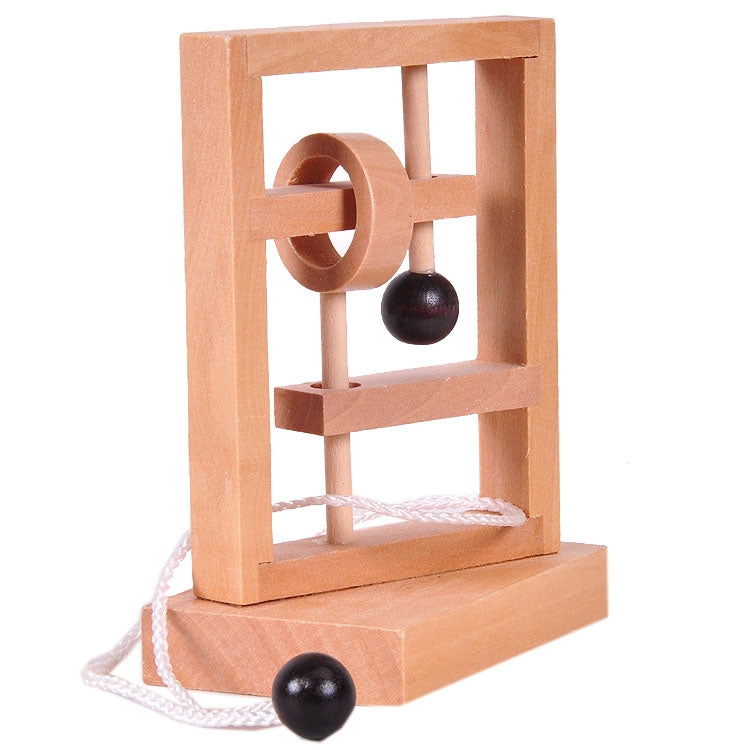 Giocattoli educativi in legno 3D con gioco corda